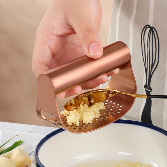 Multifunction Stainless Steel Garlic Press and Crusher