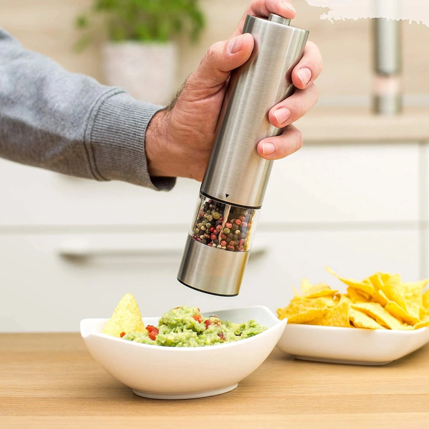 Electric Automatic Pepper Grinder for Kitchen