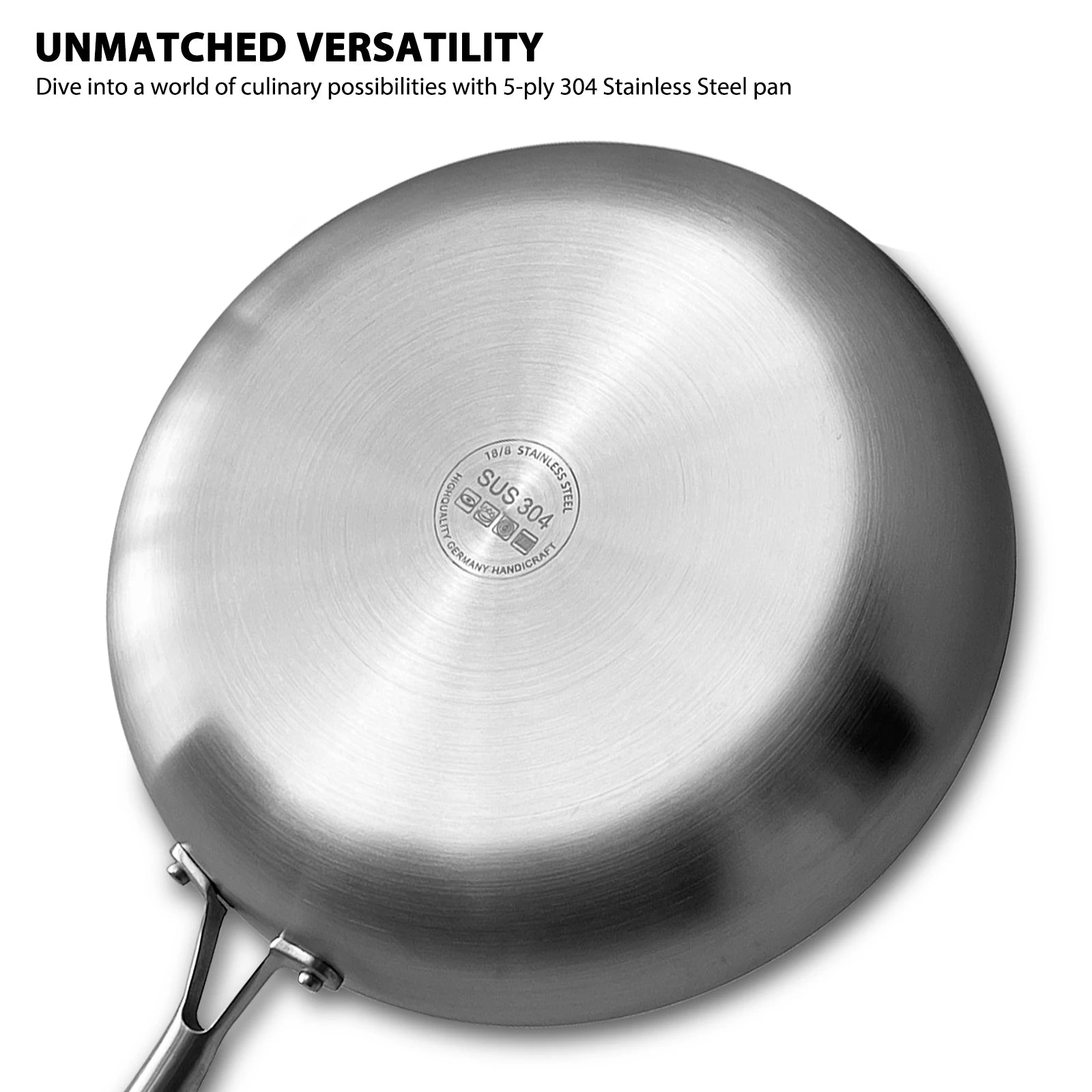 Non-stick Stainless Steel Frying Pan Cookware