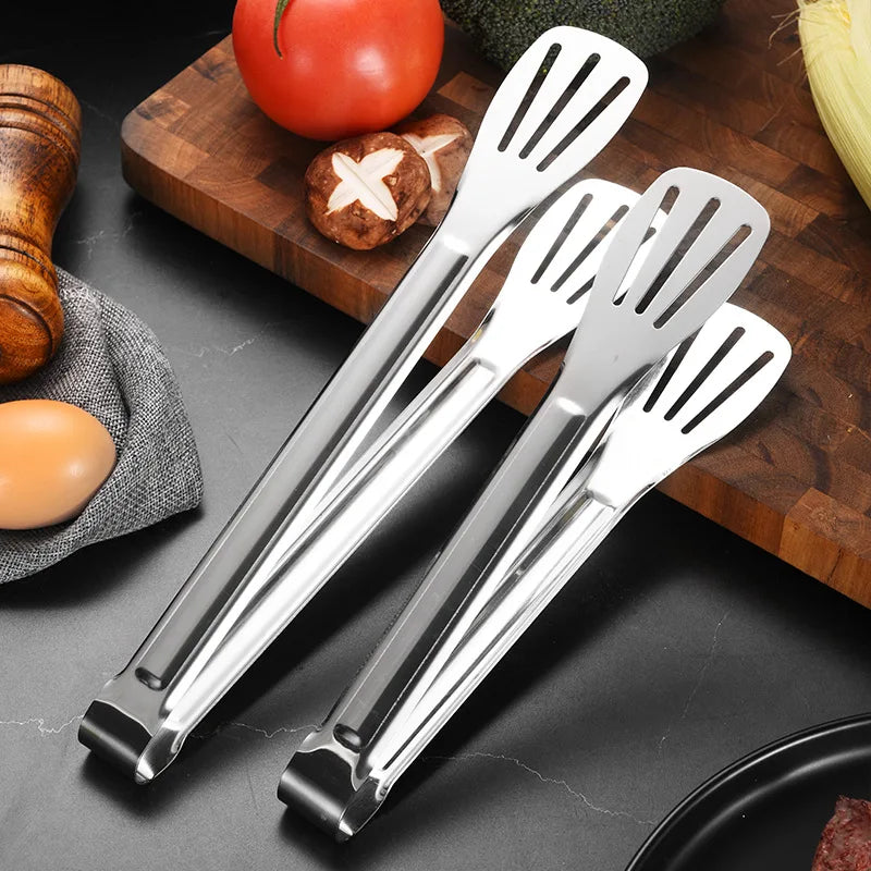 Stainless Steel Food Serving Clip Tweezers for Kitchen